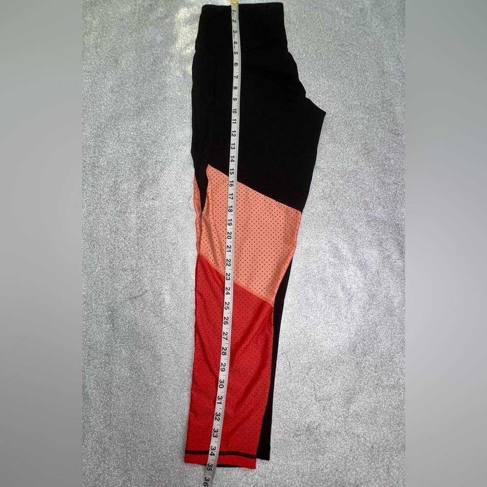 Adidas ‎ Black and Orange Leggings - Picture 6 of 7